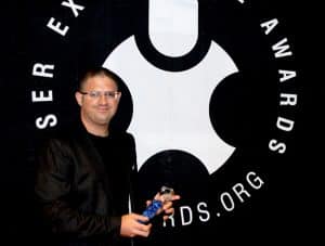 טל פלורנטין עם פרס UX Awards 2014